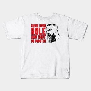 KC Chiefs Travis Kelce - Know Your Role Kids T-Shirt